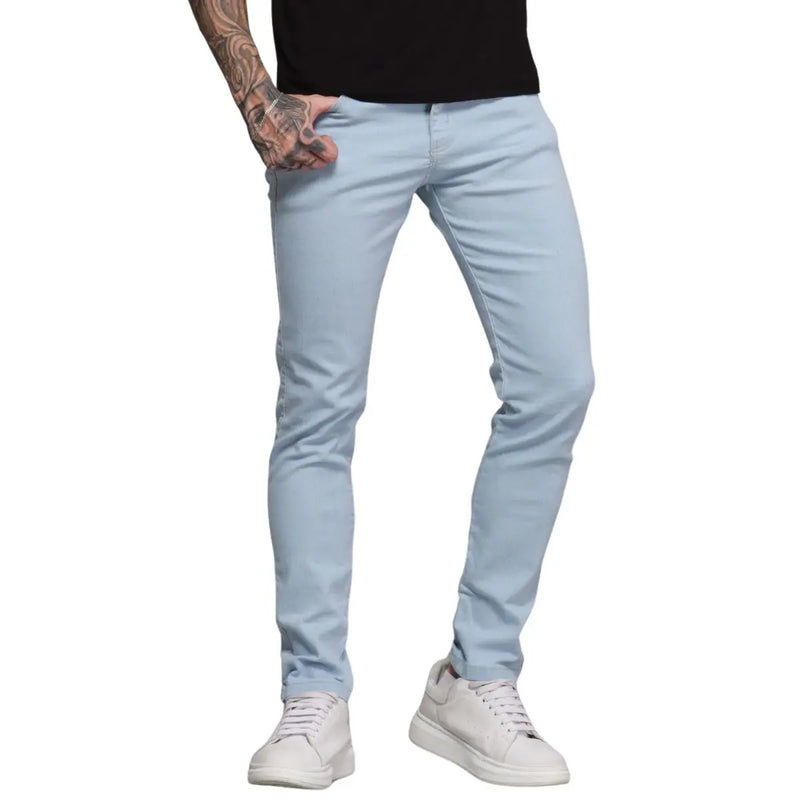 Kit 2 Calças Masculinas: Jogger e Skinny Lycra Destroyed Luxo – Estilo e Conforto em Dobro FRETE GRATES