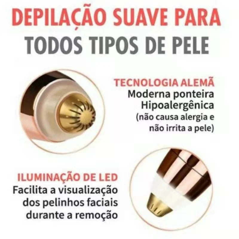 Depilador Indolor em Formato de Caneta – Para Sobrancelhas Perfeitas em Segundos! FRETE GRATES✨