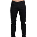 Calça Jeans Masculina Skinny Preta Black Vip Tendência Luxo