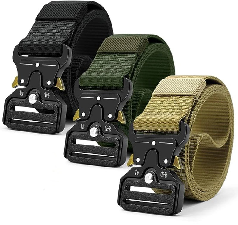 Cinto Tático Militar Largo Masculino em Nylon com Fivela de Liga de Zinco e Engate Rápido – Durabilidade e Conforto para Atividades Intensivas FRETE GRATES