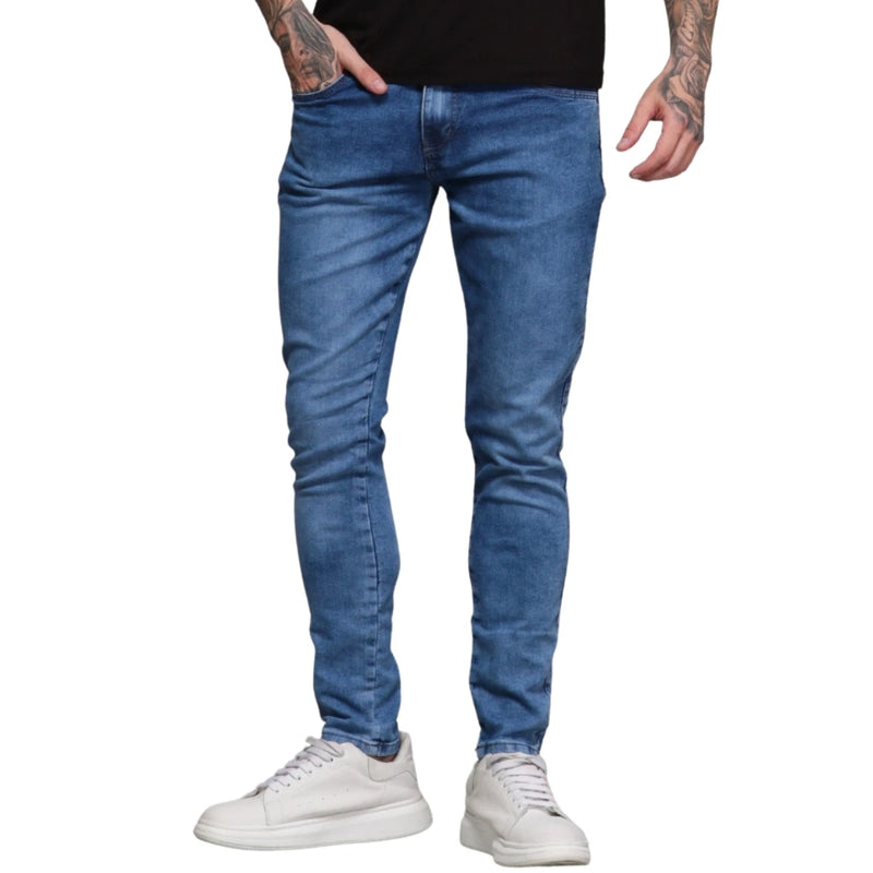 Kit com 3 Calças Jeans Masculinas Skinny Lycra – Estilo, Conforto e Tendência em Uma Só Peça FRETE GRATES