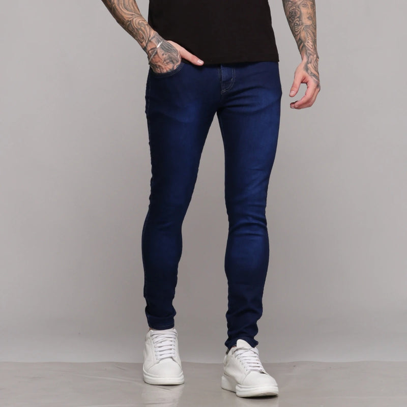 Kit com 3 Calças Jeans Masculinas Skinny Lycra – Estilo, Conforto e Tendência em Uma Só Peça FRETE GRATES