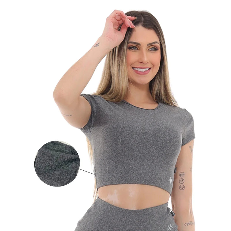 Cropped Felpado Academia Fitness - Estilo, Conforto e Praticidade com Frete Grátis!.  🌟