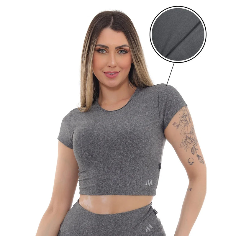 Cropped Felpado Academia Fitness - Estilo, Conforto e Praticidade com Frete Grátis!.  🌟