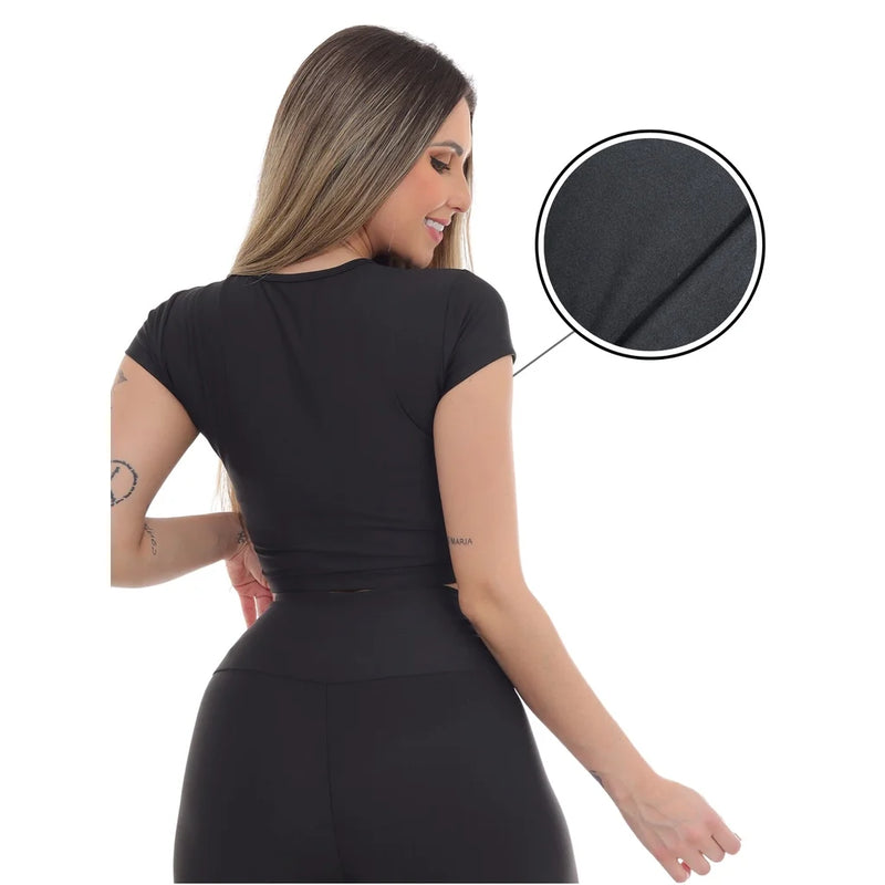 Cropped Felpado Academia Fitness - Estilo, Conforto e Praticidade com Frete Grátis!.  🌟