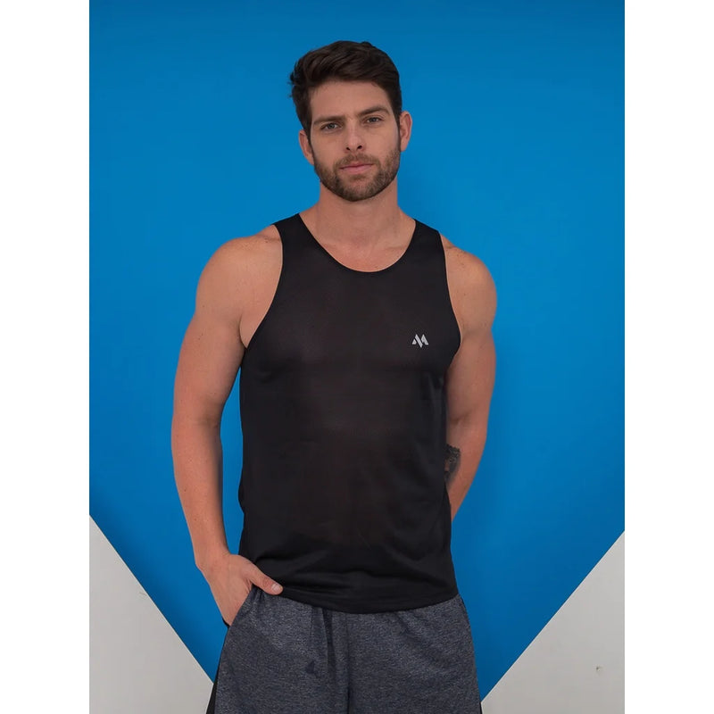 Regata Slim Dry Fit Masculina - Estilo, Conforto e Versatilidade para Passeio e Treino FRETE GRATES