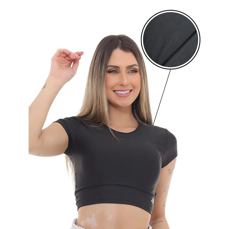 Cropped Felpado Academia Fitness - Estilo, Conforto e Praticidade com Frete Grátis!.  🌟